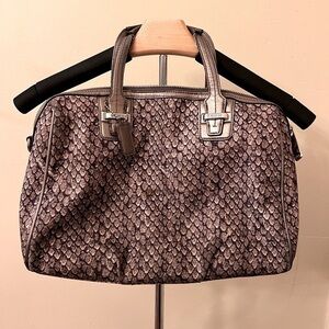 Coach Taylor Python Snake Print Bag